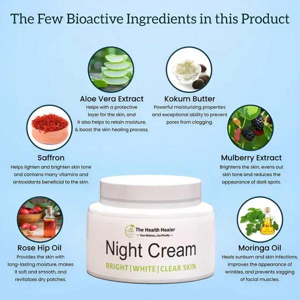 Skin Care Cream the Health Healer Night Cream For All Skin