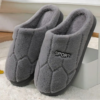 2025 new winter cotton slippers warm Thicked Anti-slip indoor cotton shoes for men