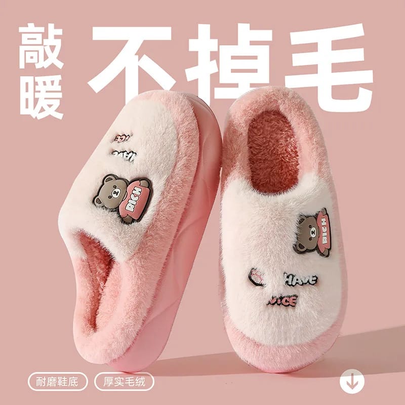 Large size Cotton slipper for men