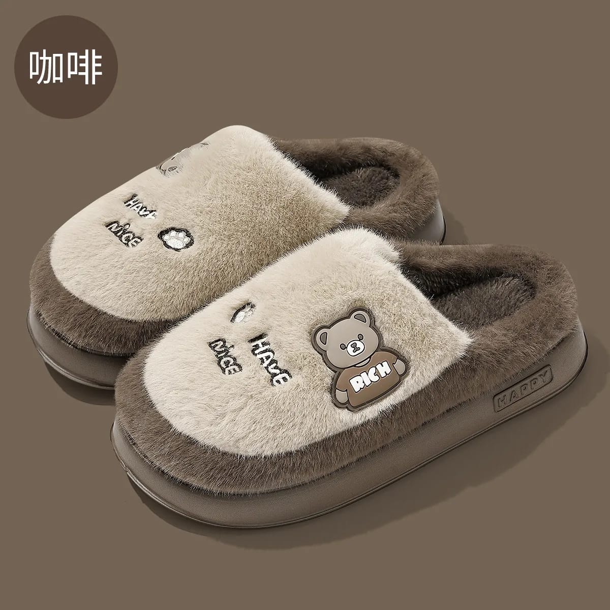 Large size Cotton slipper for men